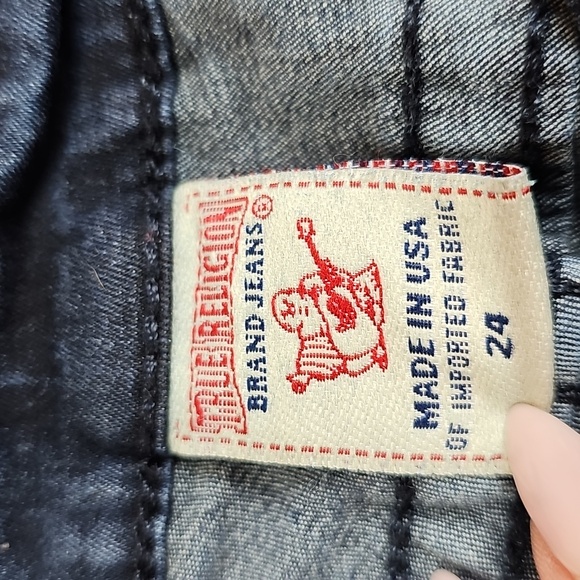 TRUE RELIGION WORLD TOUR CASEY LOW-RISE SKINNY JEANS *PUCKERING* - Picture 13 of 15